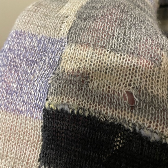 Free People Lima Blanket knit hooded cardigan Size Small - Picture 3 of 11